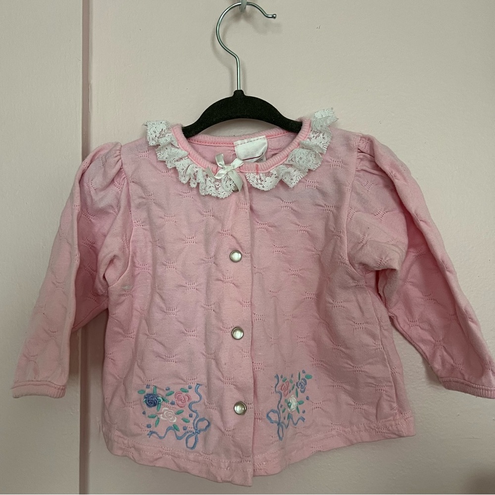vintage buster brown baby cardigan